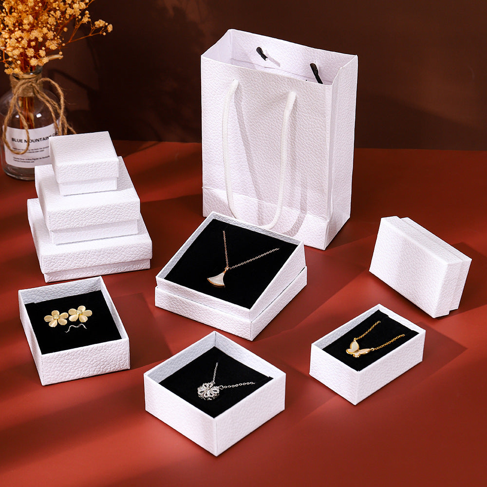Minimalistische sieradendoos Oorbellen Ketting Ringdoos Dropshipping