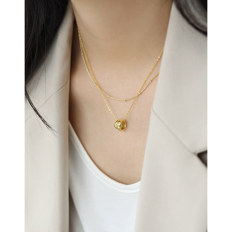 Cute Mini Conch 925 Sterling Silver Necklace