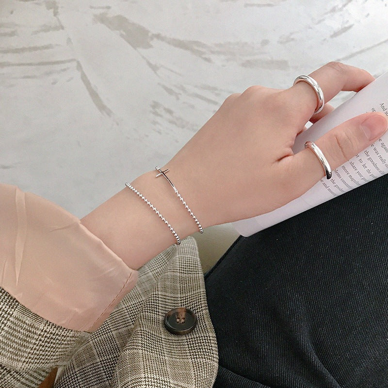 Modern Lucky Beads 925 Sterling Silver Bracelet